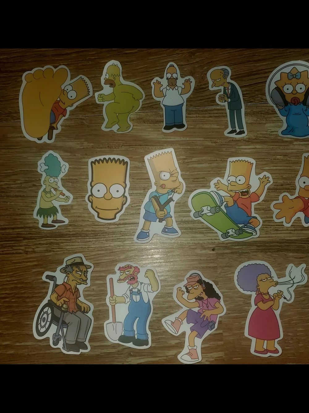 21 The Simpsons Character Sticker Pack